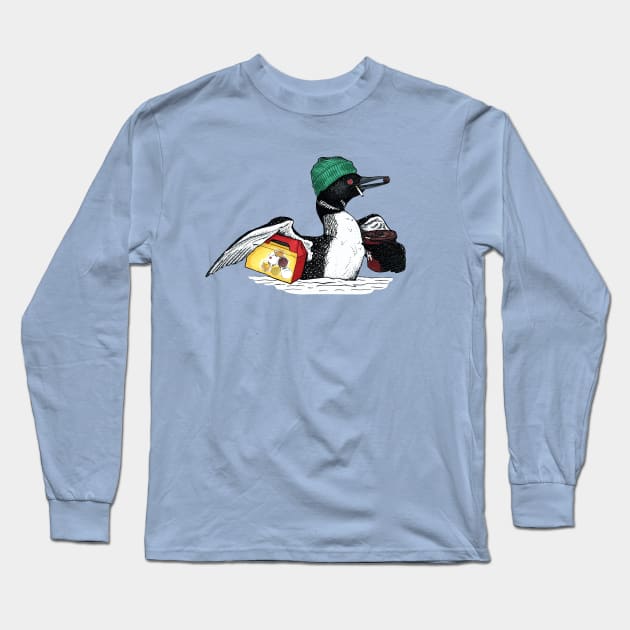 The Great Canadian Loon Dart Long Sleeve T-Shirt by deancoledesign